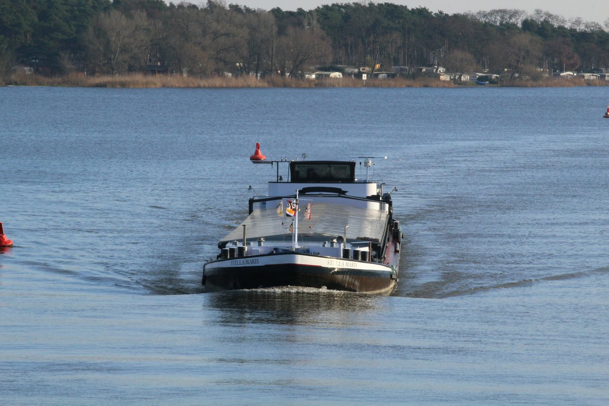 GMS Stella Maris (04601680) am 29.11.2017 im Plauer See / Elbe-Havel-Kanal mit Fahrtrichtung Wendsee / Schleuse Wusterwitz in Fahrt.