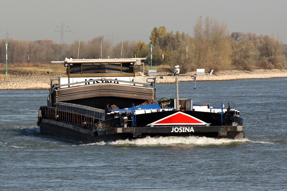 GMS Josina  Rhein km 824 Xanten am13.10.2018