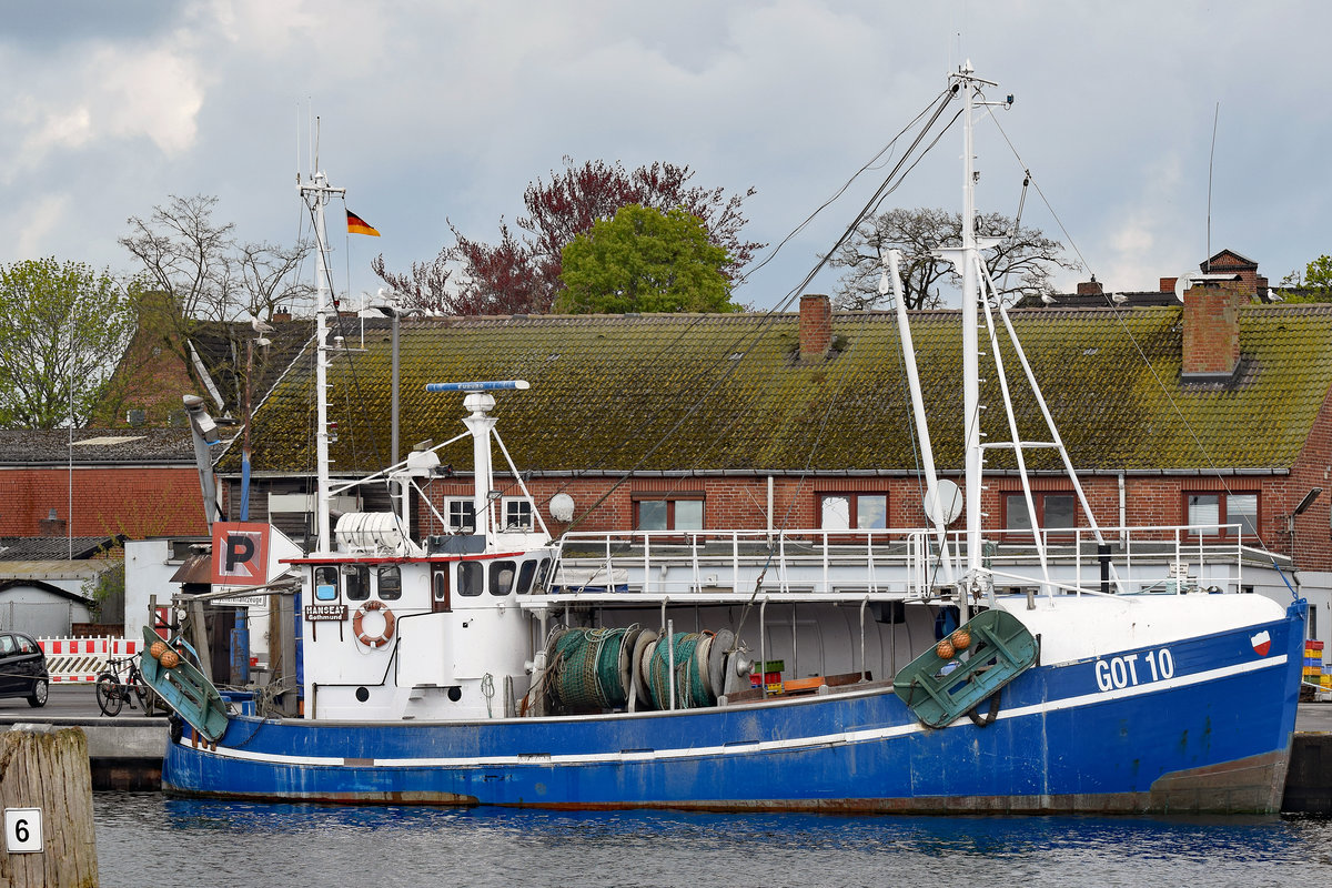 GOT 10  Hanseat  am 01.05.2020 im Hafen von Lübeck-Travemünde