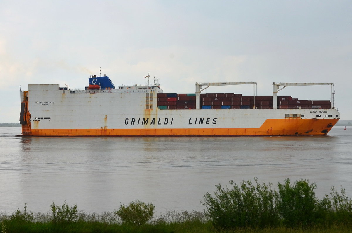 GRANDE AMBURGO , Ro-Ro Cargo , IMO 9246607 , Baujahr 2003 , 214 x 32.25 m , 08.06.2020 , Grünendeich