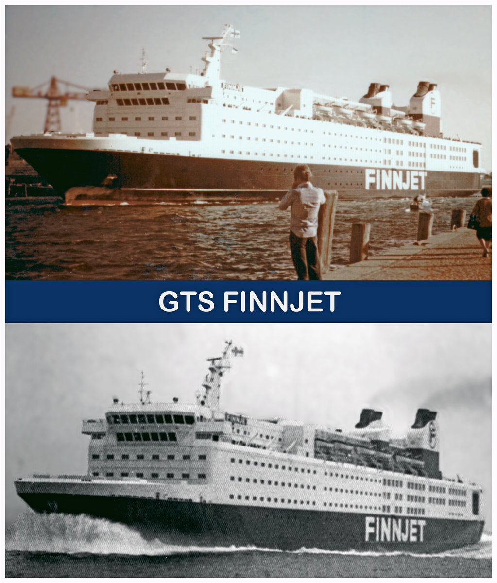 GTS FINNJET im Jahre 1977 bei Lübeck-Travemünde. Als damals 13-jähriger Junge machte ich diese Aufnahmen mit meiner ersten Fotokamera. 