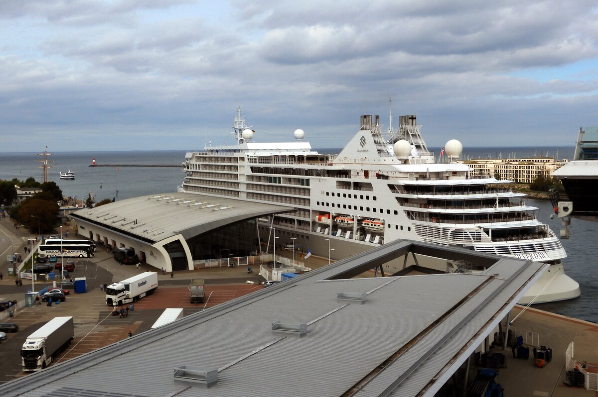 Hafen Rostock-Warnemünde Kreuzfahrtanleger am 20.09.23. 