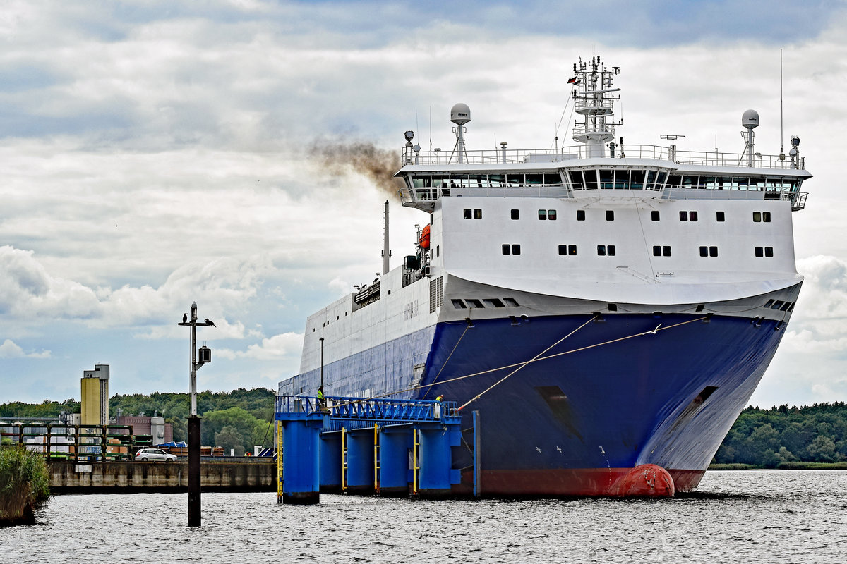 HAFNIA SEA (IMO 9357602) am 16.08.2019 in Lübeck-Schlutup