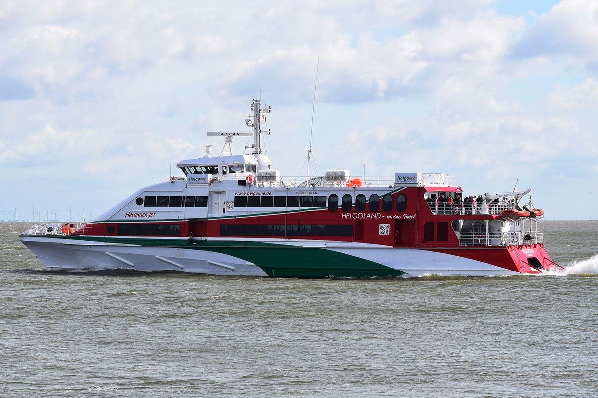 HALUNDER JET , Hydrofoil , IMO 9281671 , Baujahr 2003 , 51 × 12.3m , 14.09.2017 Cuxhaven