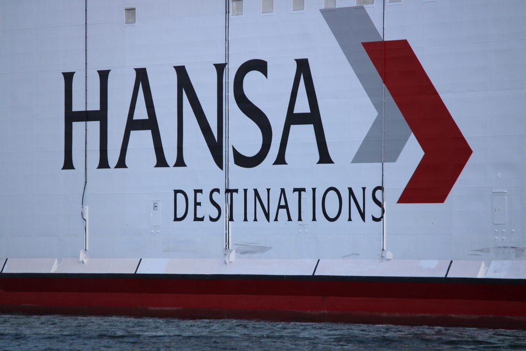 HANSA DESTINATIONS am 04.09.2021 in Warnemünde fotografiert.