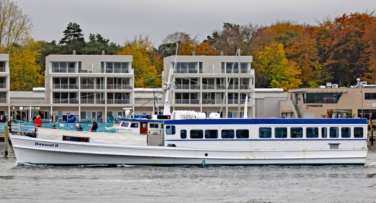 HANSEAT II am 31.10.2020 im Hafen von Lübeck-Travemünde