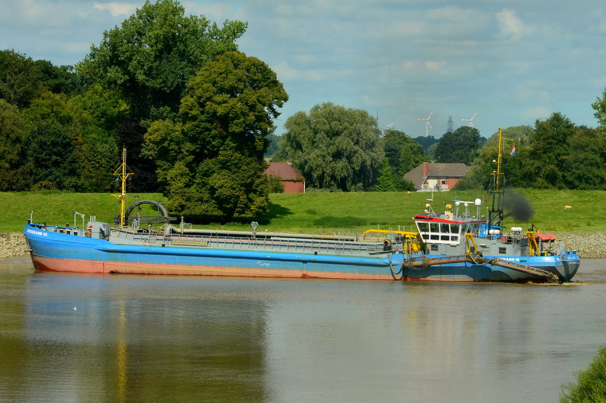 HEGEMANN  III , Saugbagger , IMO 7739662 , Baujahr 1977 , 70.03 × 9.4m , 05.09.2016 Papenburg