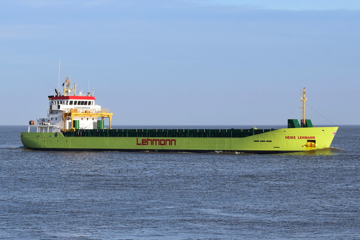 HEIKE LEHMANN , Cargo/Containerschiff , IMO 9805439 , 89.98 x 15 m , Baujahr 2020 , Cuxhaven , 09.11.2021
