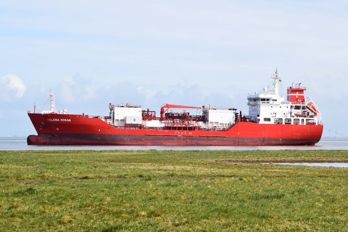 HELENA KOSAN , LPG Tanker , IMO 9342396 , Baujahr 2007 , 115 x 18.6 m , 19.03.2020 , Cuxhaven