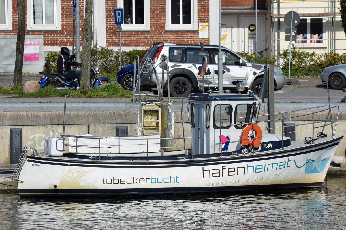 HL-349 NICK I am 28.4.2021 im Hafen von Neustadt / Holstein