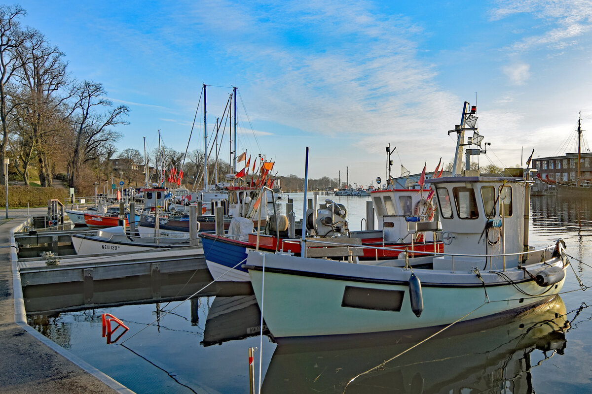 Im Hafen von Neustadt / Holstein am 28.01.2022