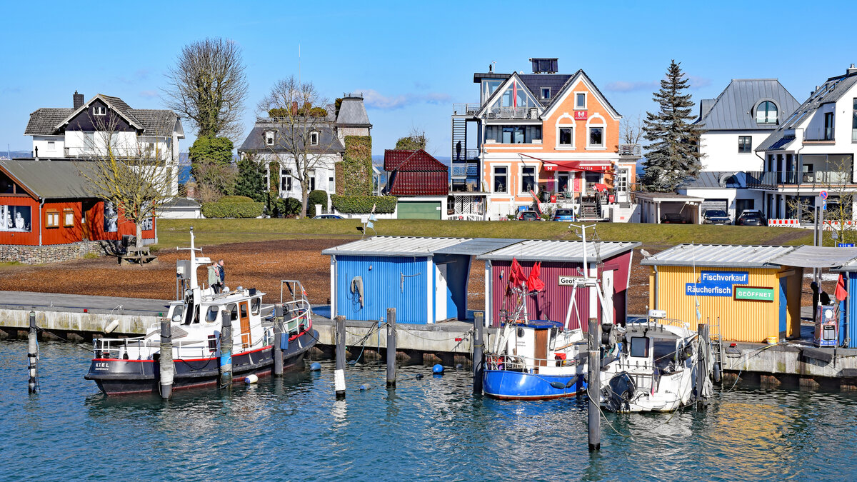 Im Hafen von Niendorf / Ostsee am 11.03.2023