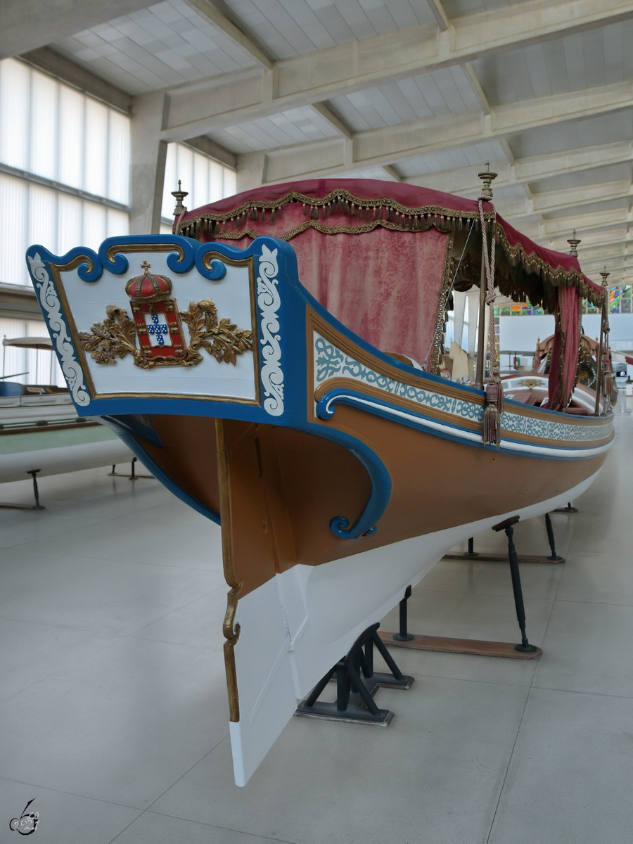 Im Museu De Marinha Lissabon war Ende Januar 2017 diese repräsentative Barkasse zu sehen.
