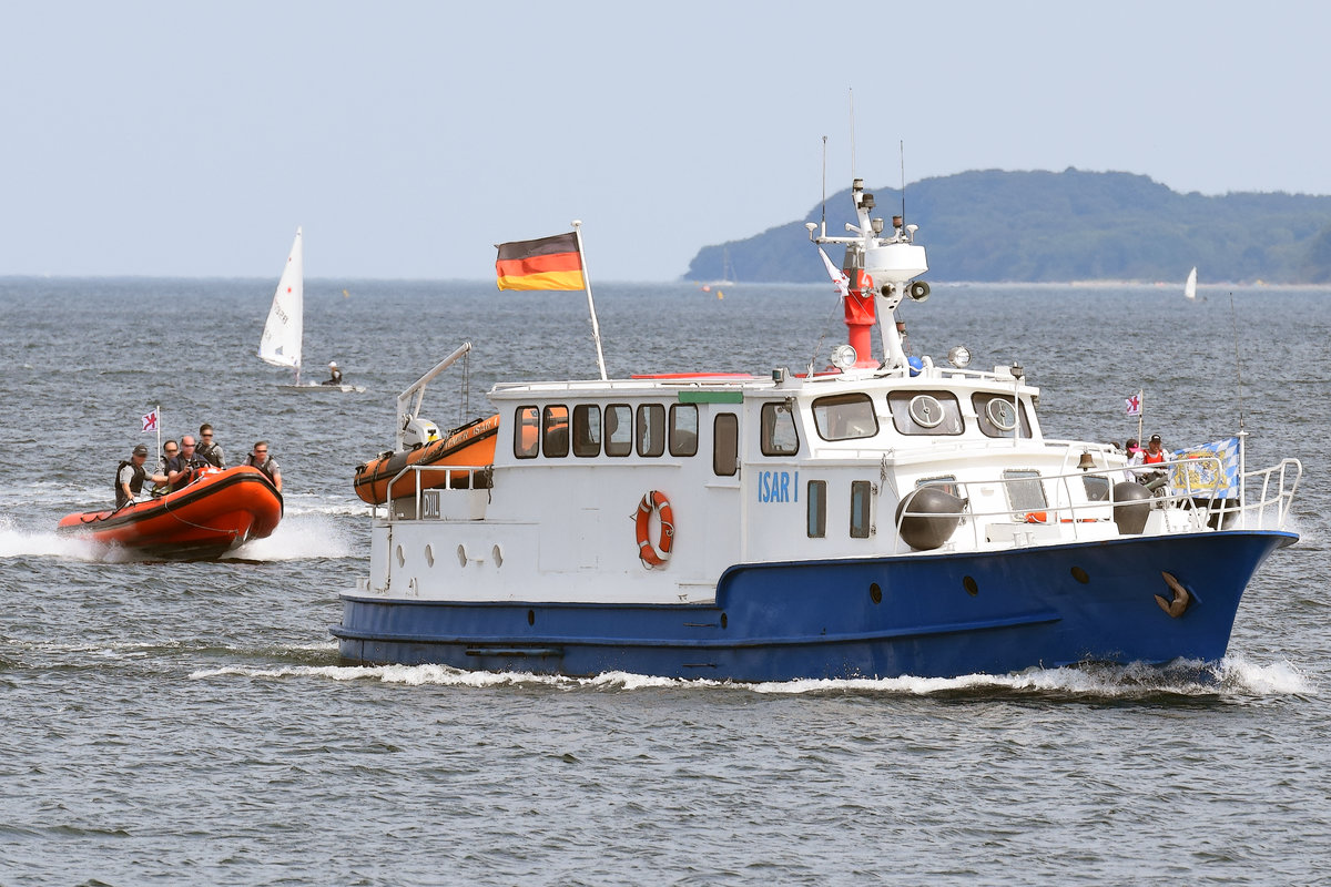 ISAR I am 20.7.2019 einlaufend Lübeck-Travemünde