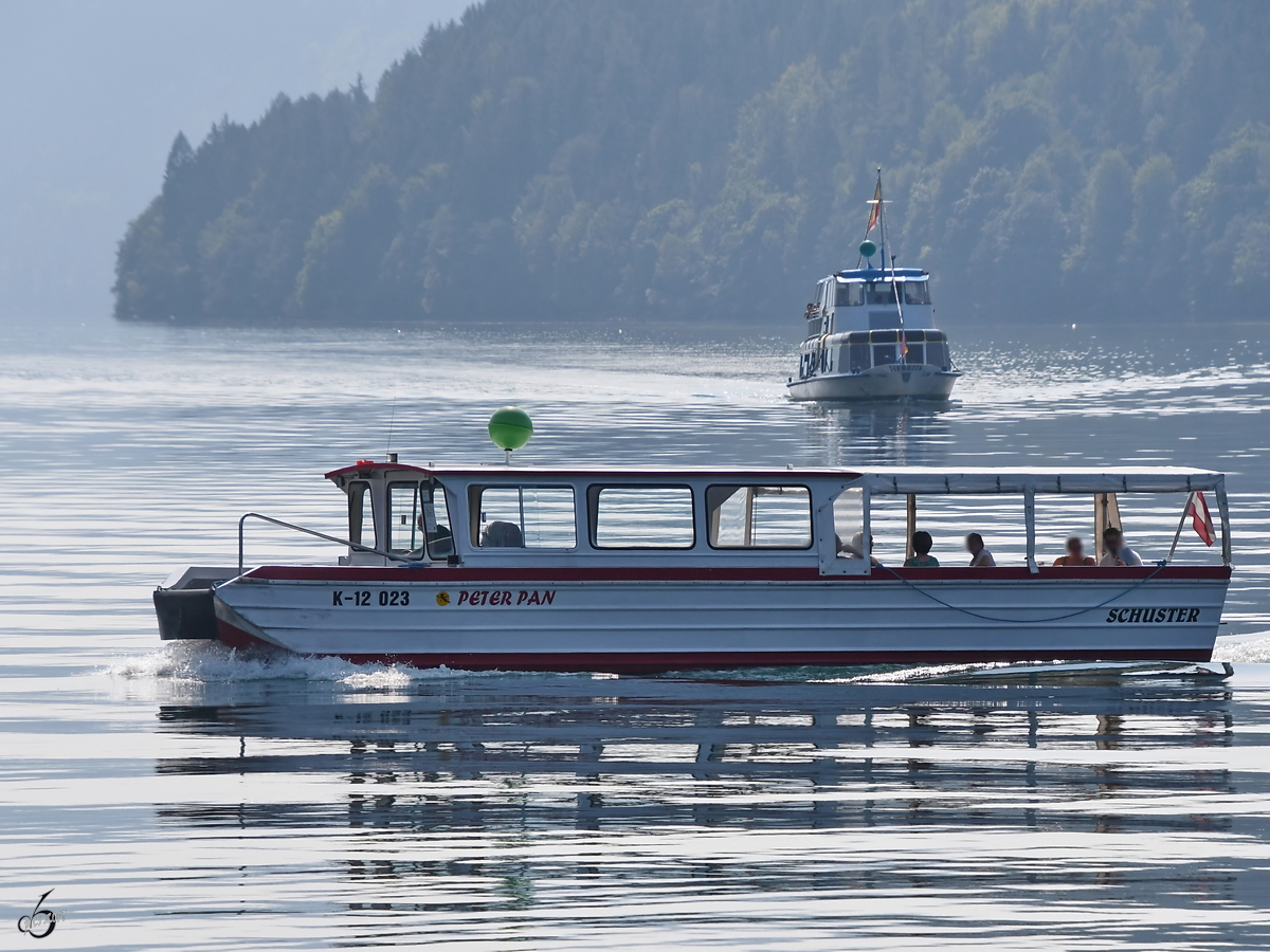 K-12 023  Peter Pan  Ende August 2019 auf dem Millstätter See.