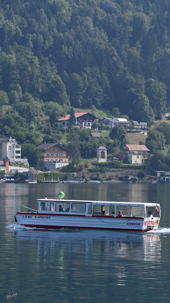 K-12 023  Peter Pan  Ende August 2019 auf dem Millstätter See.