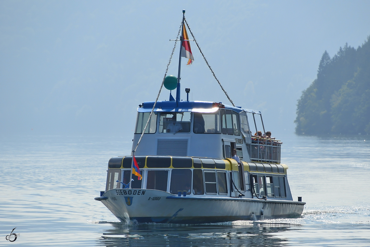 K-12003  Seeboden  Ende August 2019 auf dem Millstätter See.