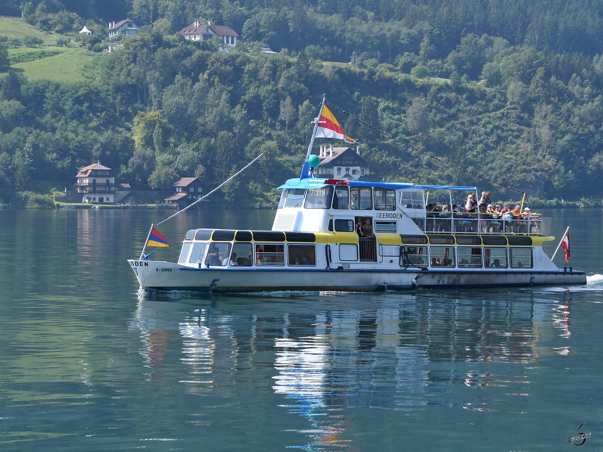 K-12003  Seeboden  Ende August 2019 auf dem Millstätter See.