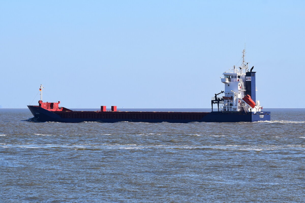 KAILEEN , Cargo , IMO 9229049 , Baujahr 2001 , 111.75 x 14.95 m , 21.04.2022 , Cuxhaven