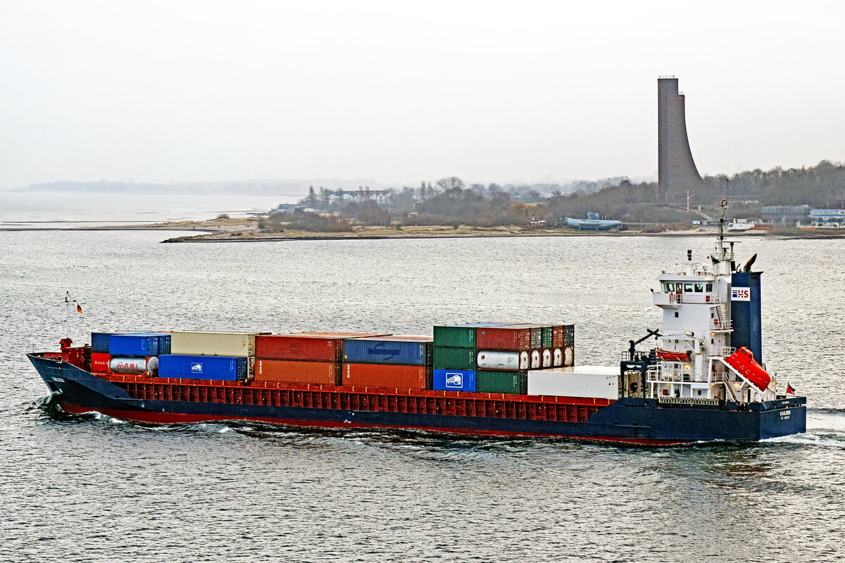 KAILEEN (IMO 9229049) am 10.02.2023 in der Kieler Förde