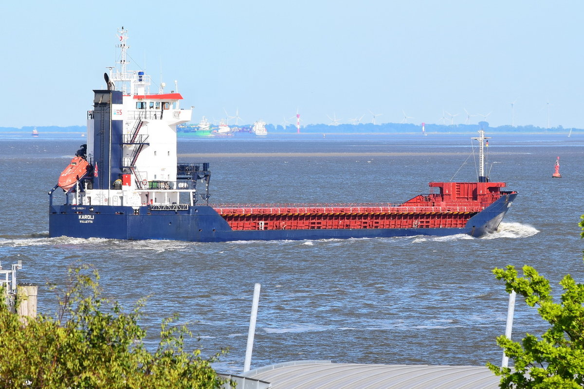 KAROLI , General Cargo , IMO 9180841 , Baujahr 1998 , 100 x 14.95 m , 01.06.2020 , Cuxhaven