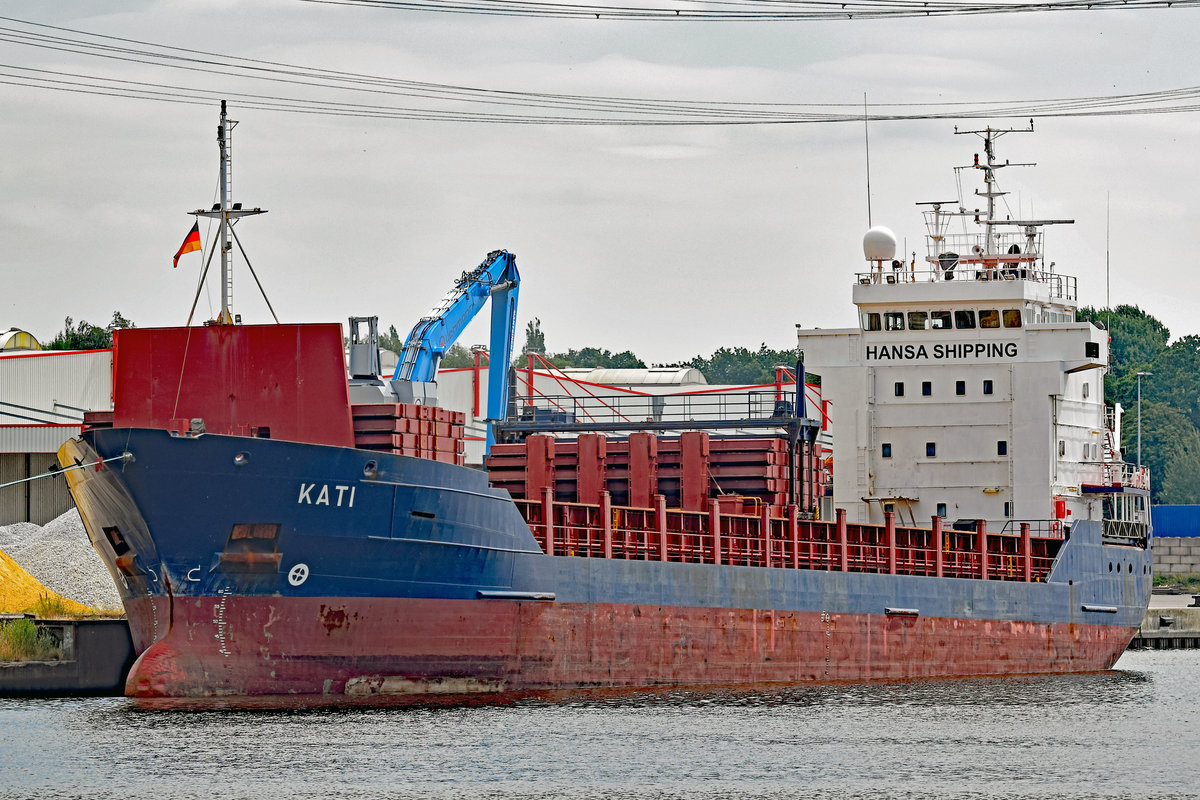 KATI (IMO 9173214) am 11.07.2019 in Lübeck