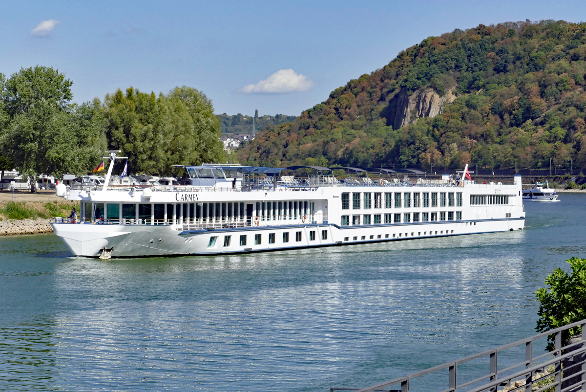 KFGS Carmen auf der Mosel am Deutschen Eck in Koblenz - 12.09.2018