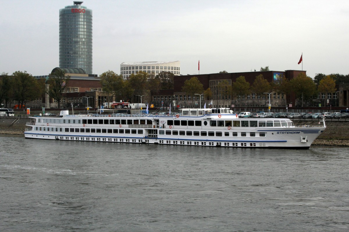 KFGS Statendam , ex France / Avanti , Bj. 1966 , 4 x 450 PS , 07001727 - 104,30 x 11,60m , lag am 23.10.2014 in Düsseldorf am km 745. 