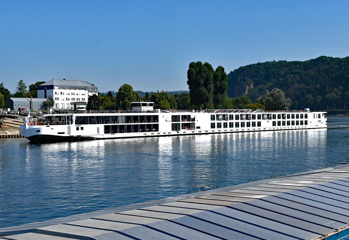 KFGS VIKING ALSVIN bei der Einfahrt vom Rhein in die Mosel in Koblenz - 08.09.2021