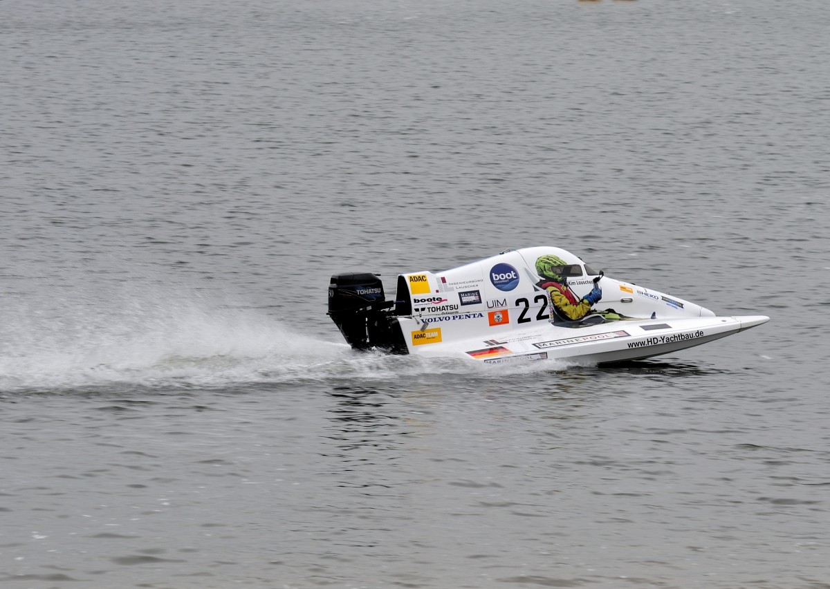Kim Lauscher, Lningen FS-Powerboat Team / ADAC Weser-Ems e.V beim ADAC Motorboot Cup 2013 am 05.10.2013 in Dren