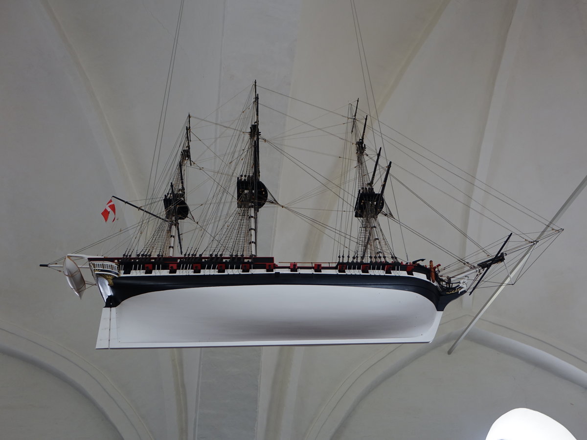 Kirchenschiff in der Ev. Kirche von Frorup (22.07.2019)