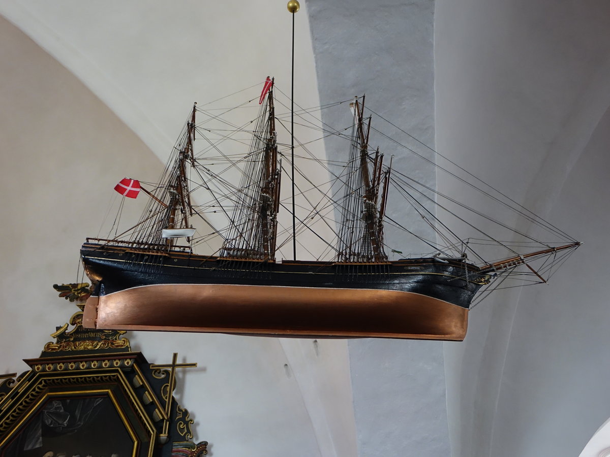 Kirchenschiff in der Ev. Kirche von Ringkobing (09.06.2018)