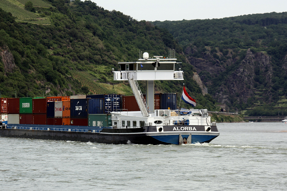 Koppelverband Alorba (ENI:02336829)am 09.06.2019 zu Tal bei Oberwesel.