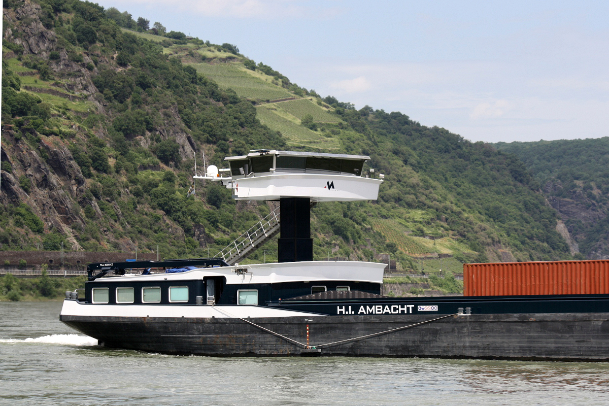 Koppelverband SGMS Milano (ENI:02323297) am 07.06.2019 zu Berg bei Oberwesel.