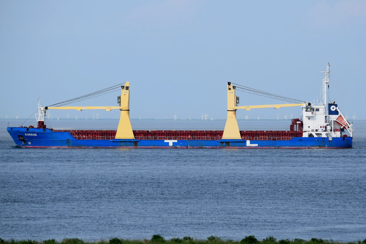 KORSOE , General Cargo , IMO 9519054 , Baujahr 2013 , 261 TEU , 109 × 15.9m , 17.05.2017  Cuxhaven
