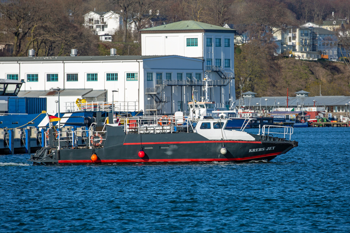 KREBS JET im Sassnitzer Hafen. - 23.04.2021