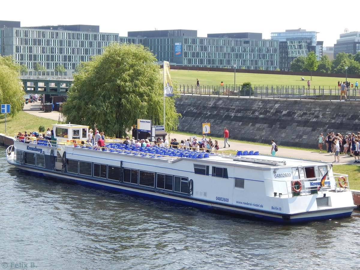  Kreuzberg  auf der Spree in Berlin 08.06.2016