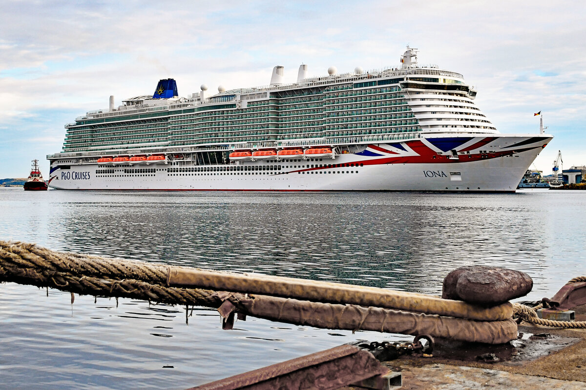 Kreuzfahrtschiff IONA (P&O Cruises) am 05.09.2022 in Stavanger / Norwegen