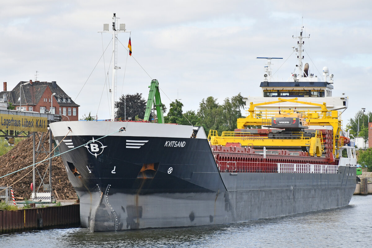 KVITSAND (IMO 9313797) am 22.07.2022 in Lübeck