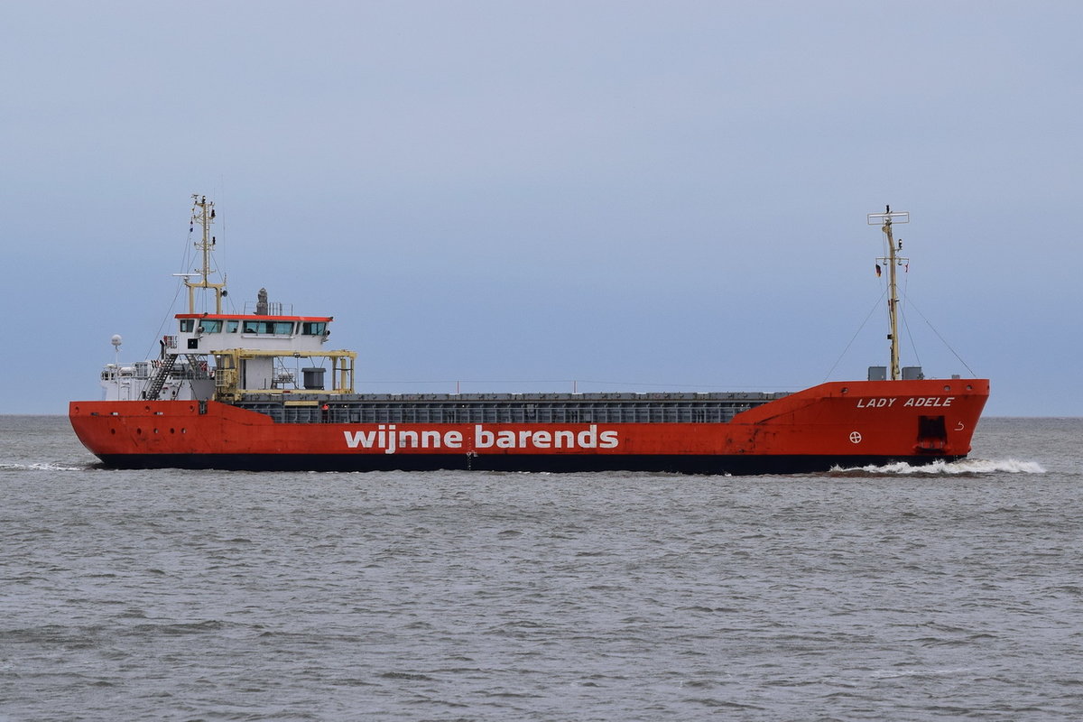 LADY ADELE , General Cargo , IMO 9624859 , Baujahr 2015 , 82 × 13m , Cuxhaven Alte Liebe 05.04.2018