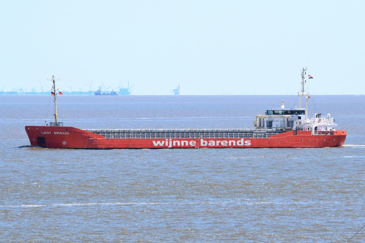 LADY AMALIA , General Cargo , IMO 9624847 , Baujahr 2012 , 88 x 13.39 m , Cuxhaven , 01.06.2020