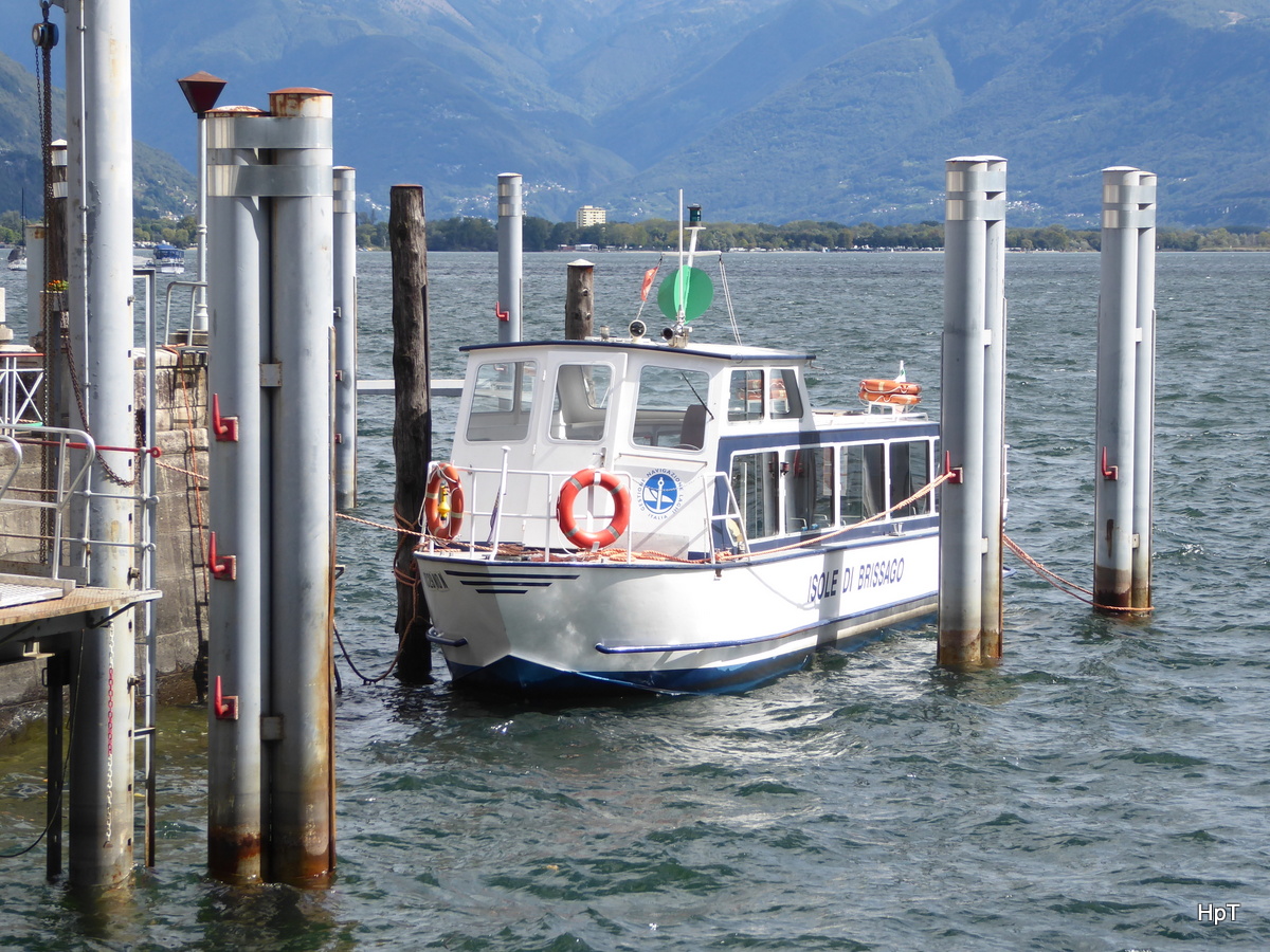 Lago Maggiore - MS Isole Di Brissago bei der Anlegestelle im Hafen von Locarno am 20.09.2017