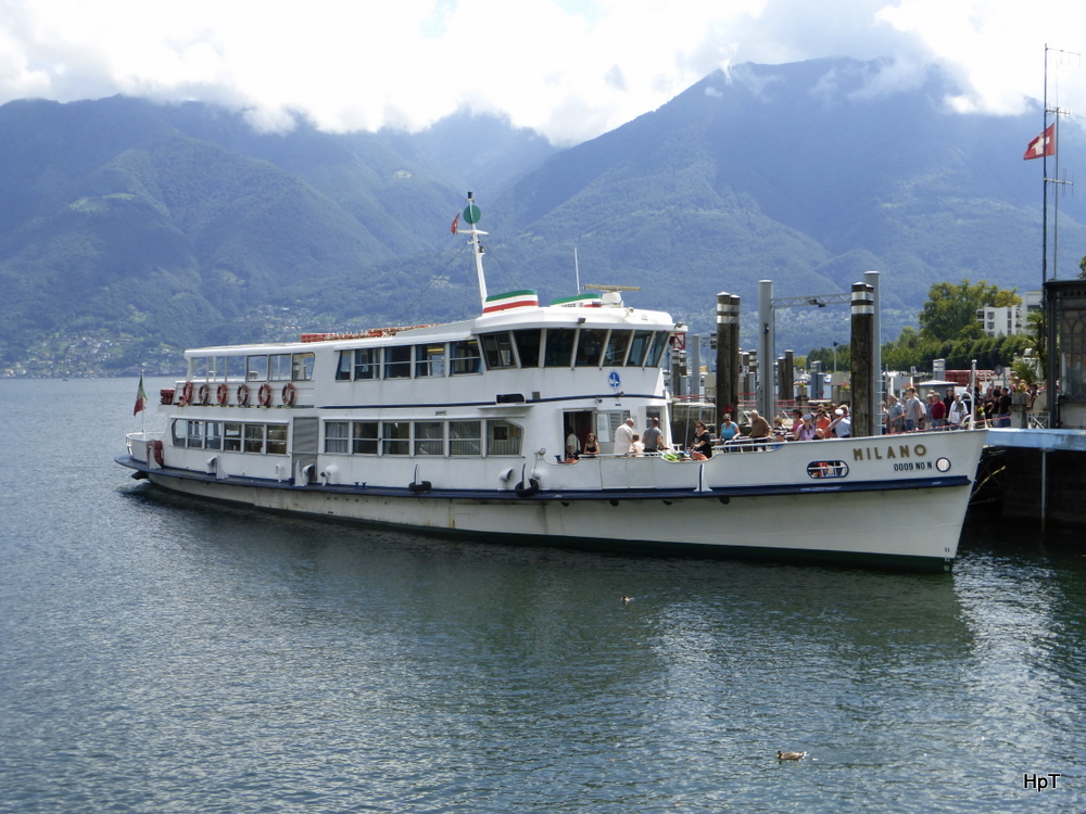 Lago Maggiore - MS Milano in Locarno am 23.08.2014