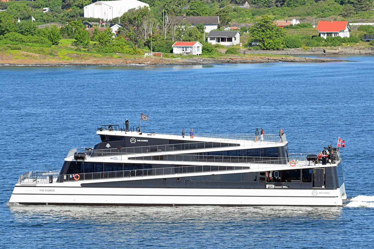 LEGACY OF THE FJORDS am 14.06.2022 im Oslofjord / Norwegen