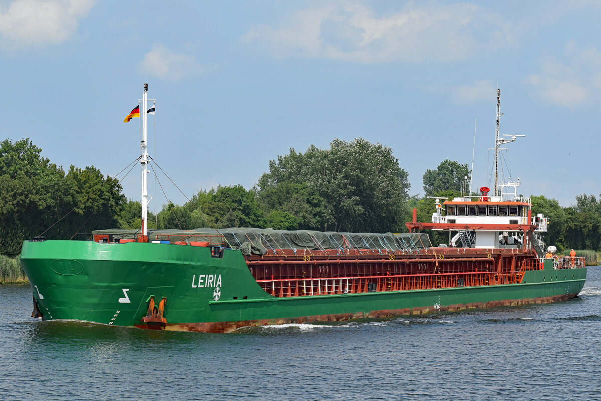 LEIRIA (IMO 9248370) am 24.07.2021 im NOK (Nord-Ostsee-Kanal)