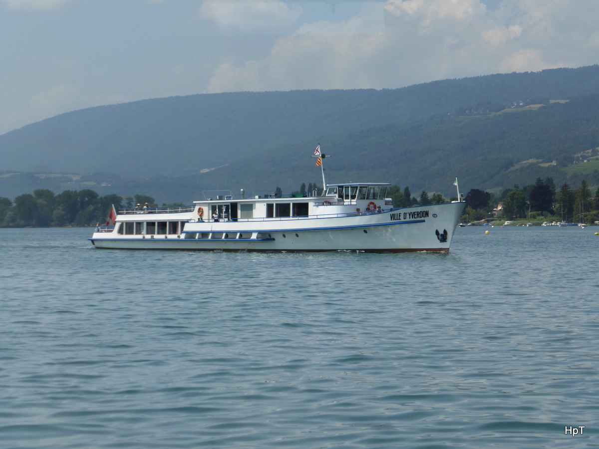 LMN - MS Ville D`Yverdon unterwegs auf dem Bielersee am 06.07.2015