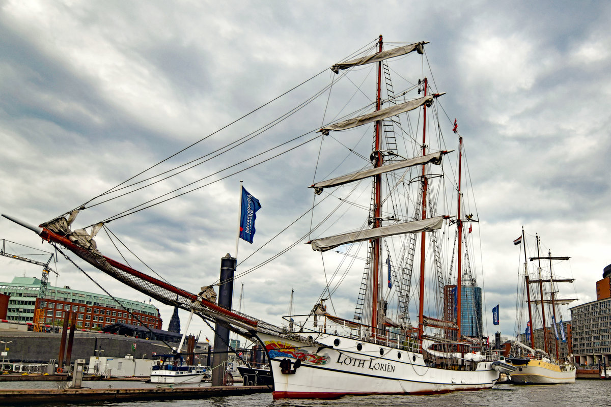 Loth Loriën am 27.05.2019 im Hafen von Hamburg