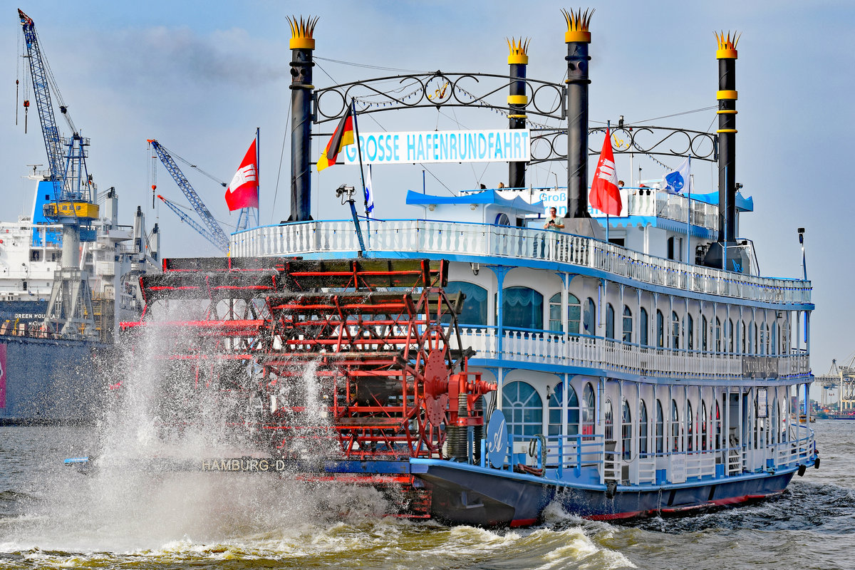 LOUISIANA STAR (ENI 05803860) am 3.9.2018 im Hafen von Hamburg