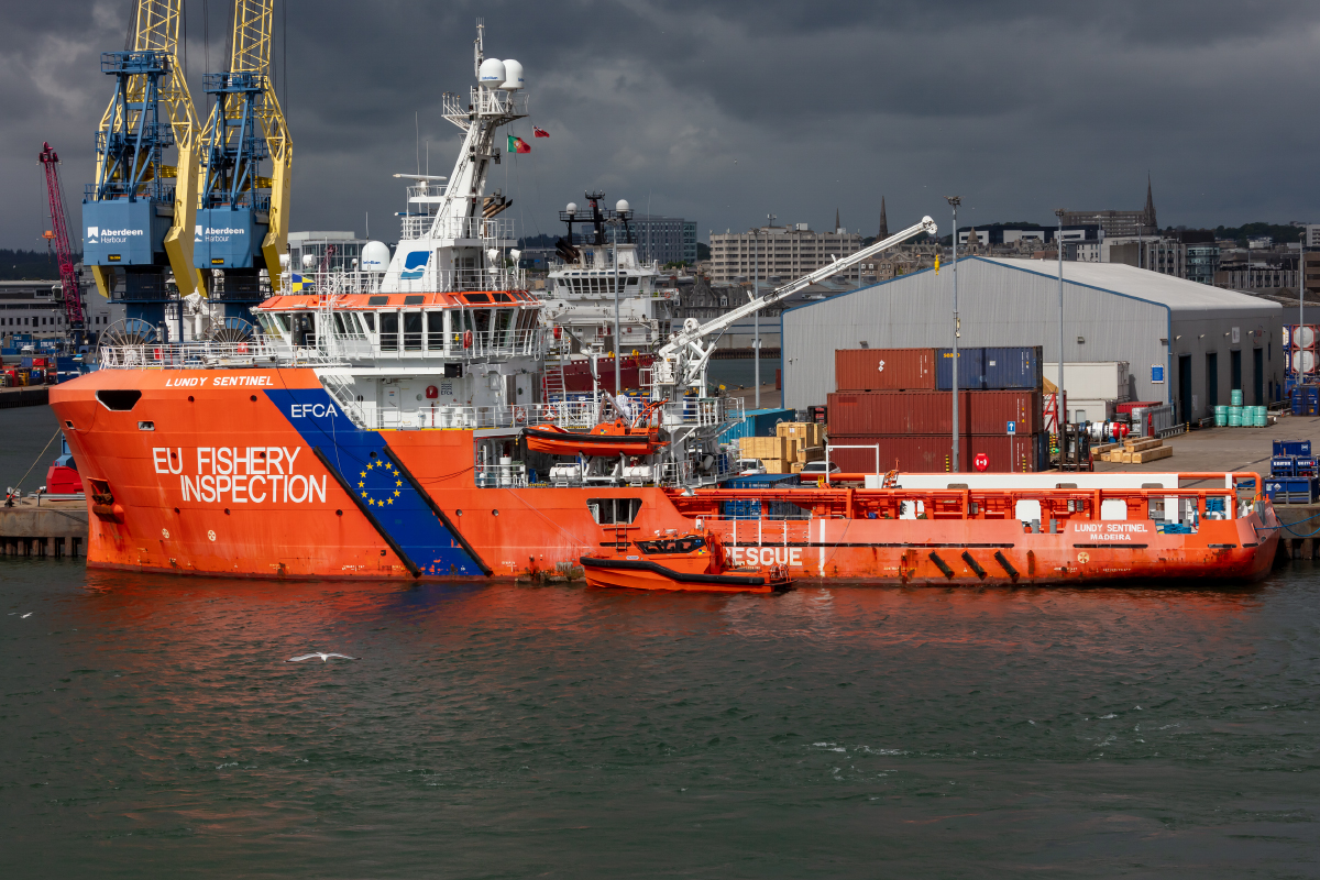 Lundy Sentinel, IMO 9696668, 11.06.2022 Aberdeen, Schottland