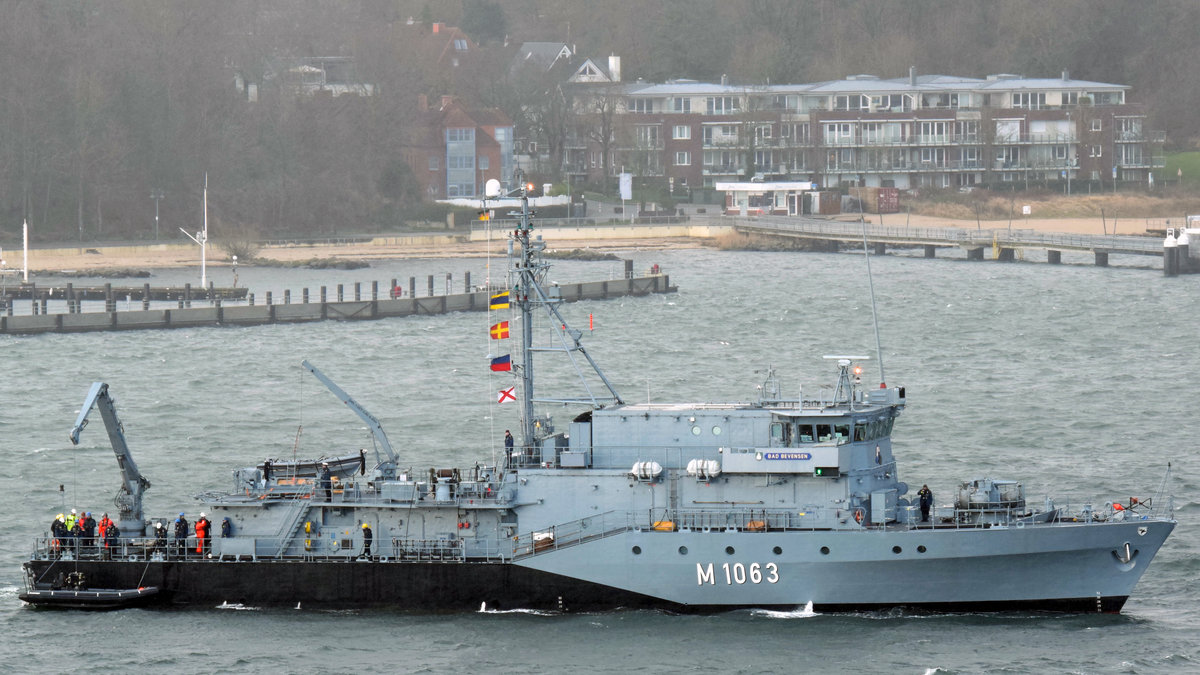 M 1063  Bad Bevensen  am 11.02.2020 in der Kieler Förde